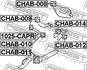 CHAB-012 FEBEST Втулка, рычаг колесной подвески (фото 2)