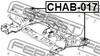 CHAB-017 FEBEST Сайлентблок підвіски (фото 2)