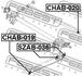 CHAB-020 FEBEST Подвеска, рычаг независимой подвески колеса (фото 2)