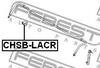 CHSB-LACR FEBEST Втулка стабілізатора (фото 2)
