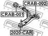 CRAB-002 FEBEST Подвеска, рычаг независимой подвески колеса (фото 2)