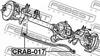 CRAB-017 FEBEST Сайлентблок підвіски (фото 2)