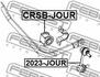 CRSB-JOUR FEBEST Втулка стабілізатора (фото 2)