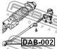 DAB-002 FEBEST Сайлентблок підвіски (фото 2)