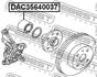 DAC35640037 FEBEST Підшипник колісний (фото 2)