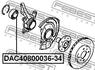 DAC40800036-34 FEBEST Підшипник колісний (фото 2)
