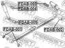 FDAB-002 FEBEST Втулка, листовая рессора (фото 2)