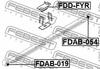 FDAB-054 FEBEST Сайлентблок підвіски (фото 2)