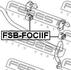 FSB-FOCIIF FEBEST ВТУЛКА ПЕРЕДНЬОГО СТАБІЛІЗАТОРА D19.5 (фото 2)