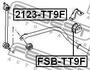 FSB-TT9F FEBEST Опора, стабилизатор (фото 2)