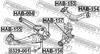 HAB-004 FEBEST Подвеска, рычаг независимой подвески колеса (фото 2)