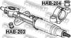HAB-203 FEBEST Сайлентблок підвіски (фото 2)