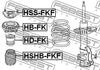 HB-FK FEBEST Подшипник качения, опора стойки амортизатора (фото 2)