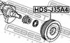 HDS-J35A4 FEBEST ШКІВ КОЛЕНВАЛА J35A4 (фото 2)