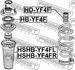 HD-YF4F FEBEST Відбійник амортизатора (фото 2)