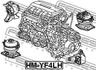 HM-YF4LH FEBEST Опора двигуна / КПП (фото 2)