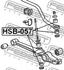 HSB-057 FEBEST Подвеска, стойка вала (фото 2)