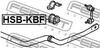 HSB-KBF FEBEST Втулка стабілізатора (фото 2)