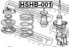 HSHB-001 FEBEST Защитный колпак / пыльник, амортизатор (фото 2)