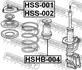 HSHB-004 FEBEST Пильовик амортизатора (фото 2)