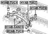 HYAB-TUC8 FEBEST Сайлентблок підвіски (фото 2)