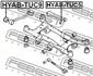 HYAB-TUC9 FEBEST Подвеска, рычаг независимой подвески колеса (фото 2)