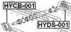 HYDS-001 FEBEST Амортизатор, карданный вал (фото 2)
