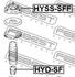 HYSS-SFF FEBEST Опора амортизатора (фото 2)
