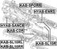 KAB-SL10RR FEBEST Сайлентблок важіля HYUNDAI IX35, KIA SPORTAGE 04- задн. міст справа (Вир-во FEBEST) (фото 2)