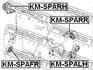 KM-SPALH FEBEST Опора двигуна / КПП (фото 2)