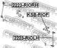 KSB-RIOF FEBEST Втулка стабілізатора (фото 2)