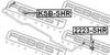 KSB-SHR FEBEST Втулка стабілізатора KIA SHUMA, CARENS 97-04 зад. міст (Вир-во FEBEST) (фото 2)