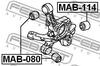 MAB-114 FEBEST Сайлентблок підвіски (фото 2)