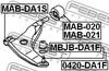 MAB-DA1S FEBEST Сайлентблок підвіски (фото 2)