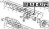 MBAB-027Z FEBEST Сайлентблок підвіски (фото 2)