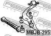 MBJB-295 FEBEST ремонтный комплект, несущие / направляющие шарниры (фото 2)