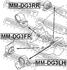 MM-DG3RR FEBEST Подушка двигуна (вир-во FEBEST) (фото 2)