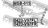 MSB-015 FEBEST Втулка стабілізатора (фото 2)