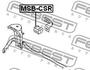 MSB-CSR FEBEST Втулка заднього стабілізатора (Вир-во FEBEST) (фото 2)