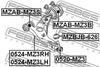MZAB-MZ3B FEBEST Подвеска, рычаг независимой подвески колеса (фото 2)