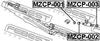 MZCP-002 FEBEST Прокладка, корпус форсунки (фото 2)