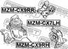 MZM-CX9RR FEBEST Опора двигуна / КПП (фото 2)