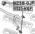 MZSB-GJF FEBEST Втулка стабілізатора (фото 2)