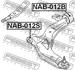 NAB-012B FEBEST Сайлентблок підвіски (фото 2)