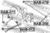 NAB-072 FEBEST Сайлентблок підвіски (фото 2)