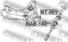 NAB-140 FEBEST Подвеска, рычаг независимой подвески колеса (фото 2)