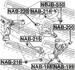 NAB-220 FEBEST Сайлентблок важеля Nissan FX 35/45 03-08 (фото 2)