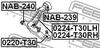NAB-239 FEBEST Сайлентблок переднього важеля (зад.) X-Trail 01-13 (фото 2)
