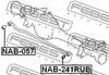 NAB-241RUB FEBEST Сайлентблок підвіски (фото 2)