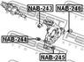 NAB-243 FEBEST Сайлентблок підвіски (фото 2)